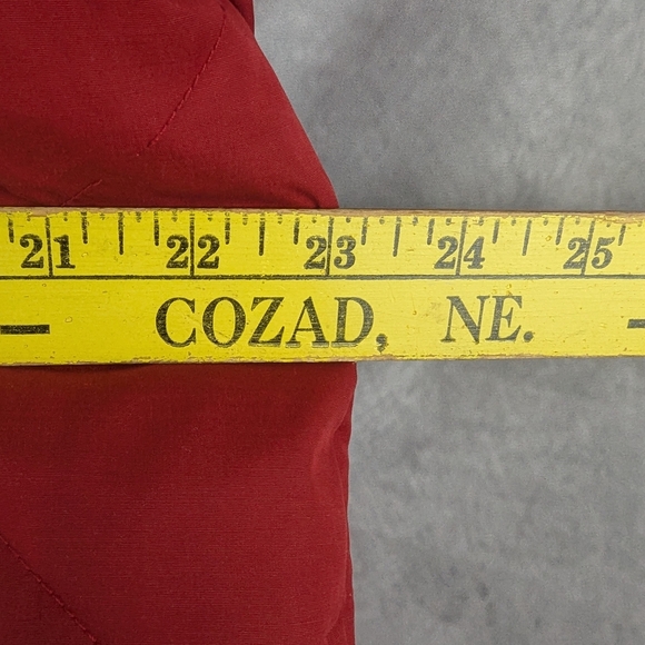 Wrangler Twenty X Down Filled Size XL Coat In Red Zipper Closure - Picture 15 of 15